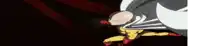 a bald man in a yellow suit is flying in the air