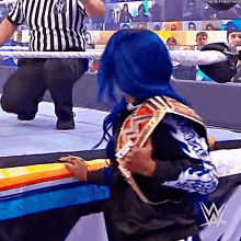 Sasha Banks Raw Womens Champion GIF - Sasha Banks Raw Womens Champion Touched GIFs