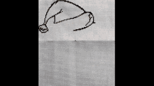 a cross stitch of a smiling face wearing a santa hat