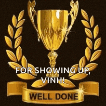 Congrats Gold Trophy GIF