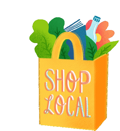 Support Local Shop Local Sticker - Support Local Shop Local Shop Small Stickers