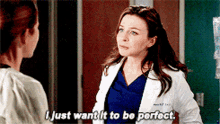 Greys Anatomy Amelia Shepherd GIF - Greys Anatomy Amelia Shepherd I Just Want It To Be Perfect GIFs