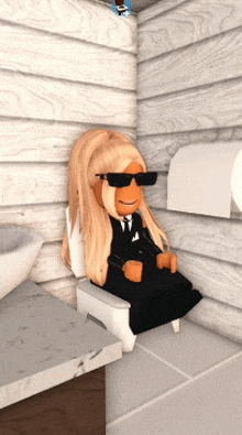 Alaska On The Toilet GIF