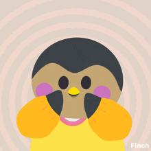 an illustration of a penguin with the words " can 't wait " below it