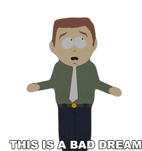 This Is A Bad Dream Stephen Stotch Sticker - This Is A Bad Dream Stephen Stotch South Park Stickers