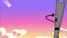a cartoon drawing of a yellow object that says ' x ' on it
