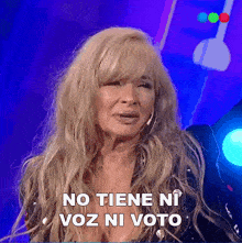 No Tiene Ni Voz Ni Voto Isabel GIF - No Tiene Ni Voz Ni Voto Isabel Gran Hermano Argentina GIFs