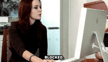 Blocked Emily Blunt GIF - Blocked Block Emily Blunt GIFs