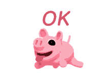 Pig Ok GIF - Pig Ok Yay GIFs