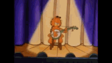 Garfield Guitar GIF - Garfield Guitar Playing GIFs