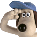 Herve Wallace And Gromit Sticker - Herve Wallace And Gromit Gromit Stickers