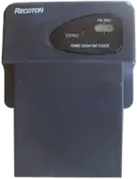 a recoton game gear fm tuner is sitting on a table