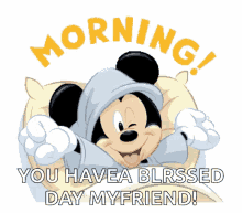 Mickey Mouse Good Morning GIF - Mickey Mouse Good Morning Morning GIFs