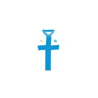 a drawing of a blue shirt with a puma logo on it