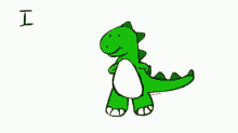 I Miss You This Much Dino GIF