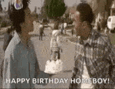 Happy Birthday Homie GIF - Happy Birthday Homie Birthday Cake GIFs
