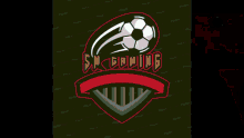 a logo with a soccer ball and the words sm camung