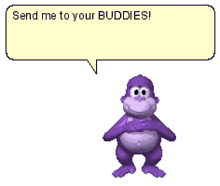 bonzi buddy send me monkey send me to your buddies to your friends
