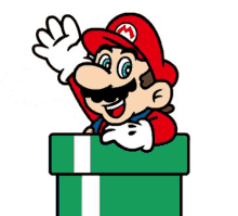 Mario Hi GIF
