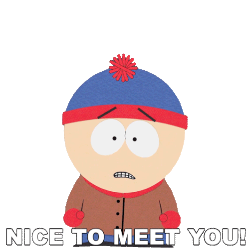 Nice To Meet You Stan Sticker - Nice To Meet You Stan South Park Stickers