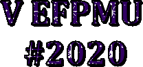 V Efpmu 2020 Sticker - V Efpmu 2020 Sparkling Stickers
