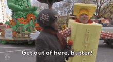 Butter Push GIF - Butter Push Get Out Of Here GIFs