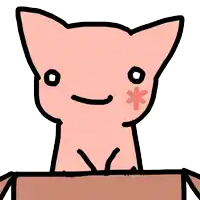 a cartoon drawing of a hand sticking its tongue out