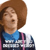 Why Are You Dressed Weird Carol Sticker - Why Are You Dressed Weird Carol Zarqa Stickers