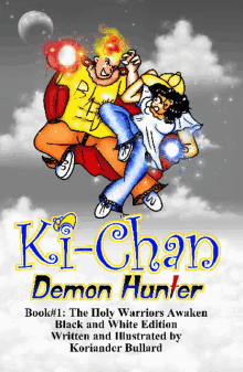 Ki Chan Demon Hunter Book GIF - Ki Chan Demon Hunter Book Black And White GIFs