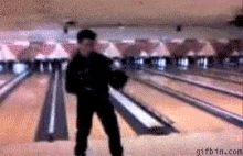 bowling bowl tricks juggle knock out