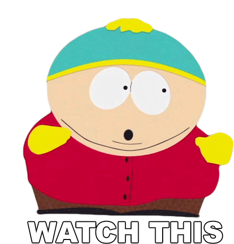 Watch This Eric Cartman Sticker - Watch This Eric Cartman South Park Stickers