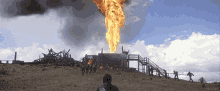 oil flamethrower