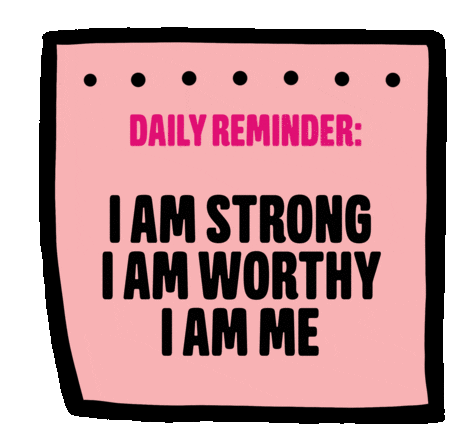 Daily Reminder Strong Sticker - Daily Reminder Strong Worthy Stickers