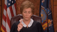 Judge Judy Finger Wave GIF - Judge Judy Finger Wave Wait GIFs