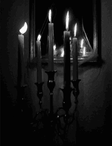 candle light darkness