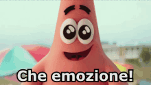 Che Emozione Emozionante Sono Emozionato Patrick Spongebob GIF