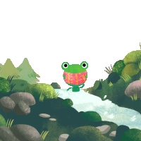 Sunny Froggy Sticker - Sunny Froggy Pixel Stickers