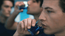 Drinking Christopher Rebbs GIF - Drinking Christopher Rebbs Voyagers GIFs
