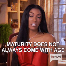 Maturity Does Not Always Come With Age Porsha Williams GIF - Maturity Does Not Always Come With Age Porsha Williams Rhoa GIFs