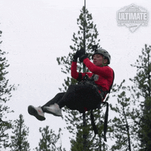 Hanging In The Air Courtney Copoc-hopkins GIF - Hanging In The Air Courtney Copoc-hopkins Canada'S Ultimate Challenge GIFs
