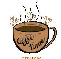 Coffee Coffee Time Sticker