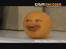 うざいオレンジ 可笑しい　果物 GIF - Annoying Orange Weird Strange GIFs