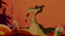 Were Back A Dinosaurs Story Dweeb GIF - Were Back A Dinosaurs Story Dweeb Hot Dog GIFs