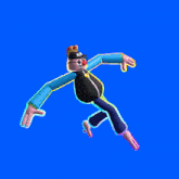 a cartoon character wearing a hat that says rm on it