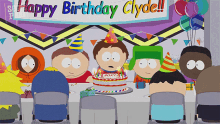 happy birthday kyle broflovski eric cartman kenny mccormick clyde donovan