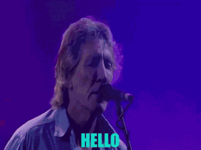 Hello Pink Floyd GIF - Hello Pink Floyd Roger Waters - Discover & Share GIFs
