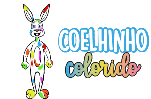 Youtubekids Coelho Sticker - Youtubekids Coelho Colorido Stickers