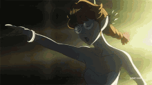a cartoon of a woman with a flower in her hair and the words adult swim below her
