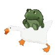 Goose Froge Sticker - Goose Froge Stickers