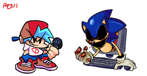 Sonic Exe Sticker - Sonic Exe Stickers